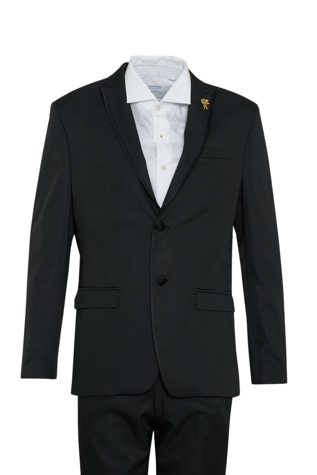 Abito uomo in micro pattern Angelo Toma fronte 1