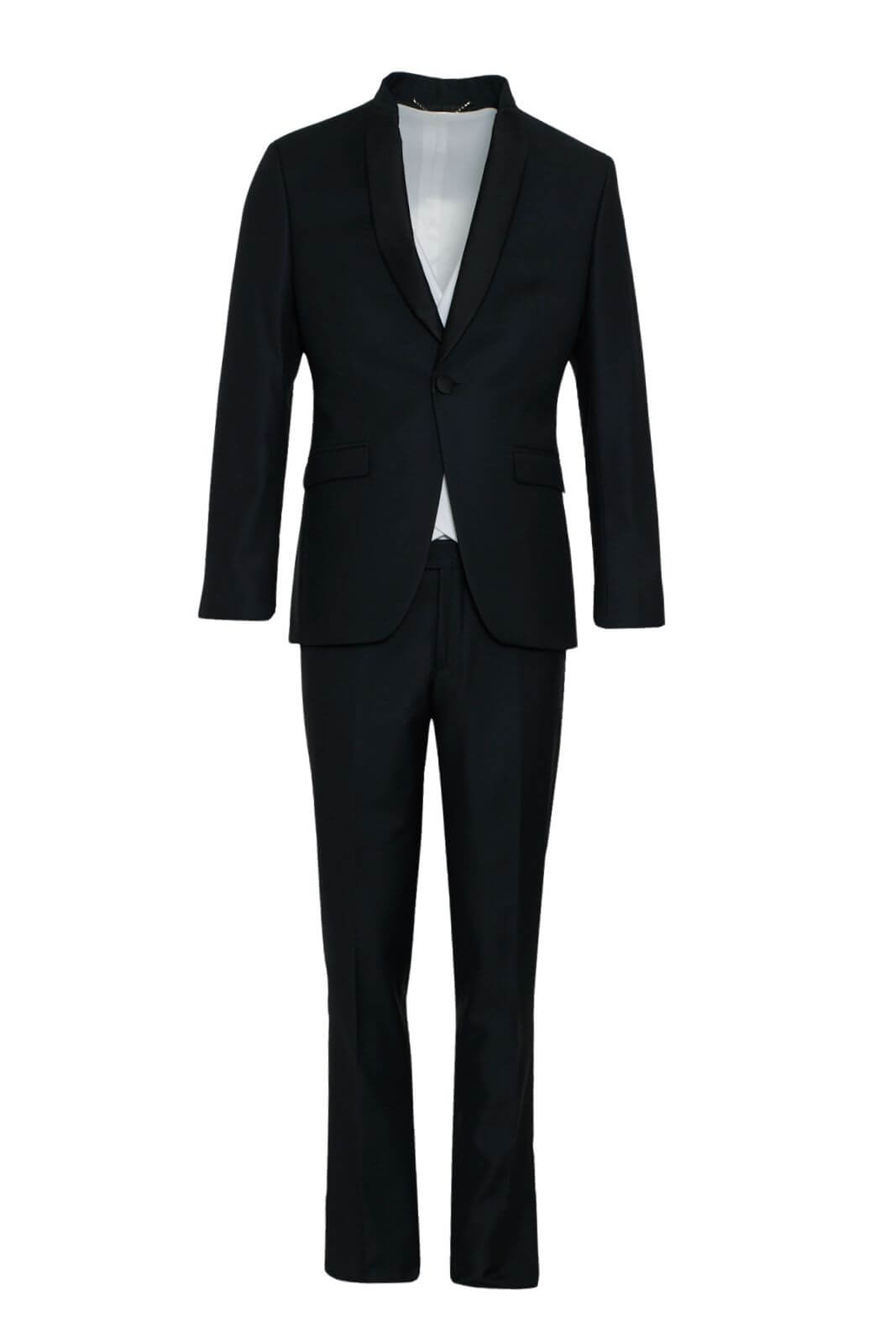 Abito da uomo Angelo Toma monopetto micro lavorazione fronte