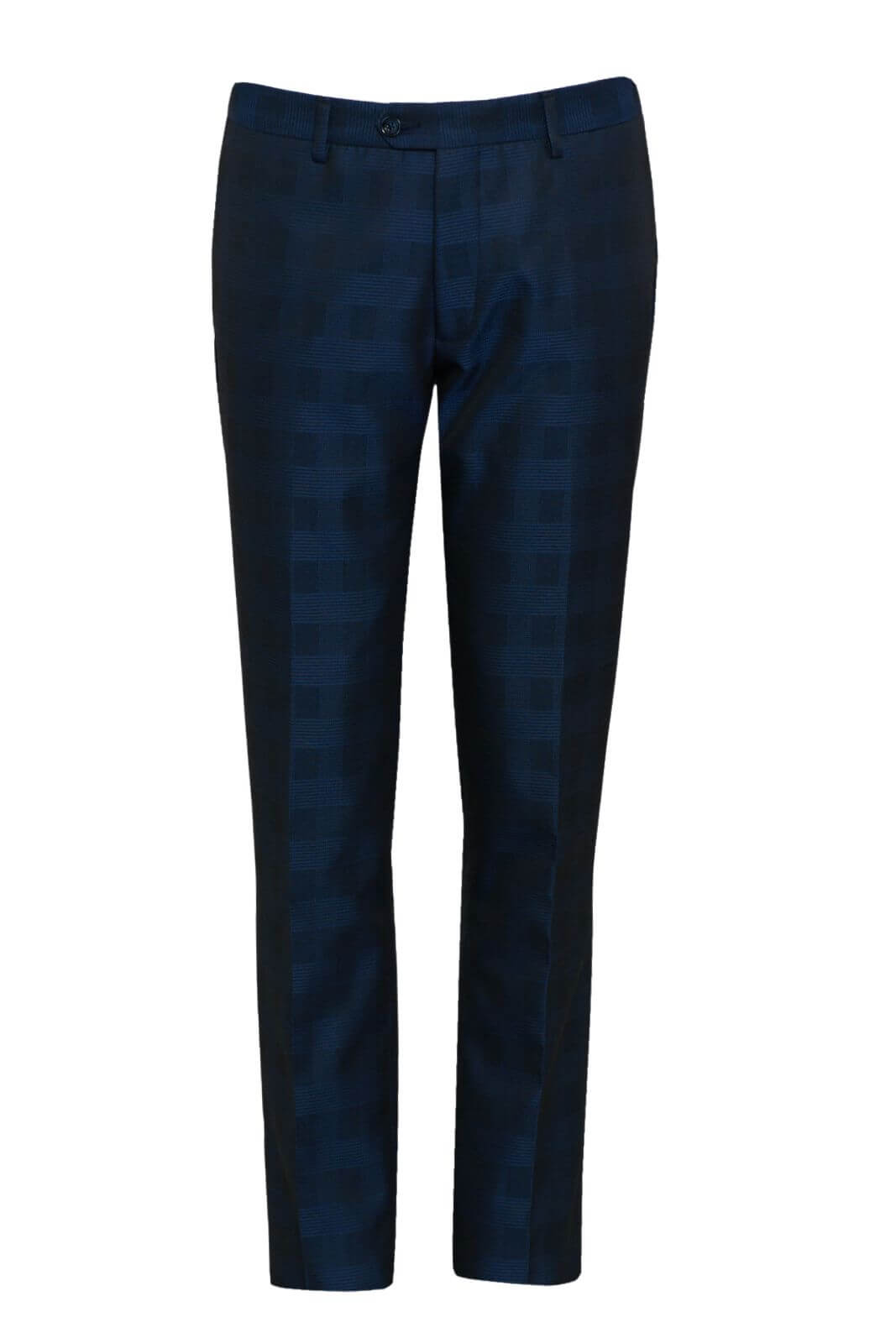Abito uomo Angelo Toma fantasia check pantalone fronte