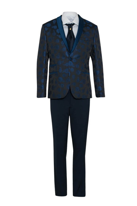 Abito uomo Angelo Toma damascato fronte