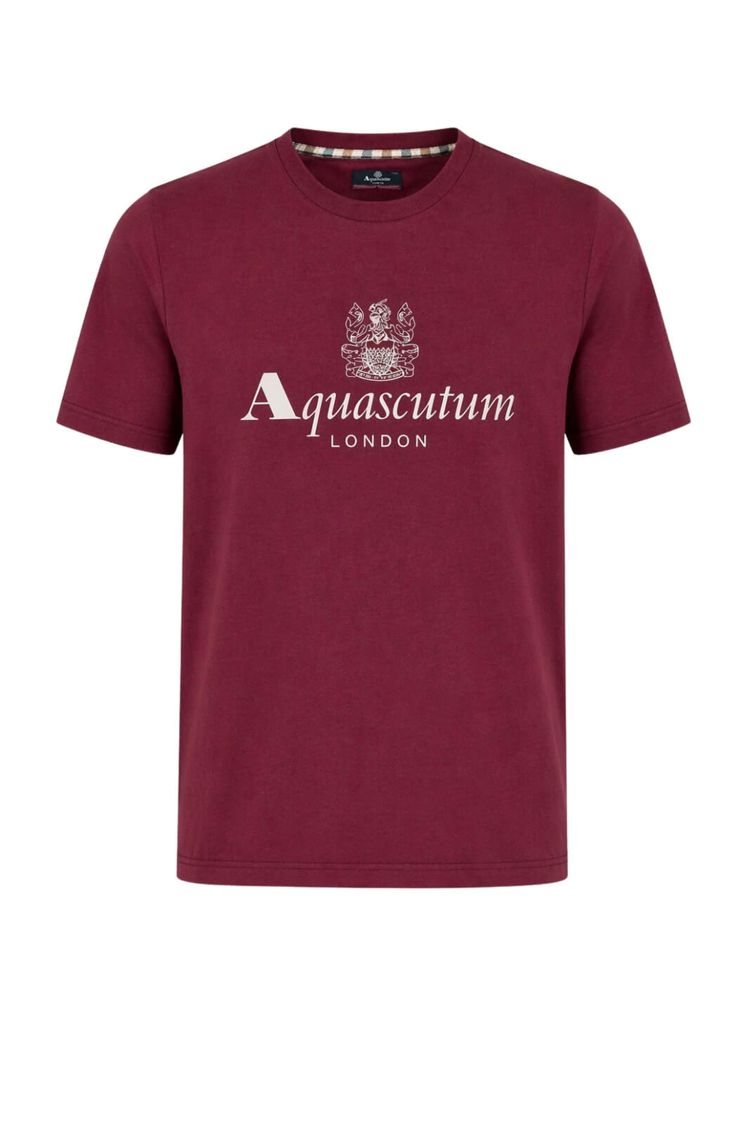T-shirt da uomo a maniche corte Aquascutum con logo