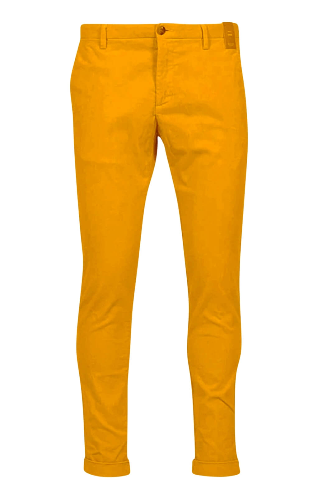 Pantaloni da uomo in velluto Atpco Sasa fronte ocra