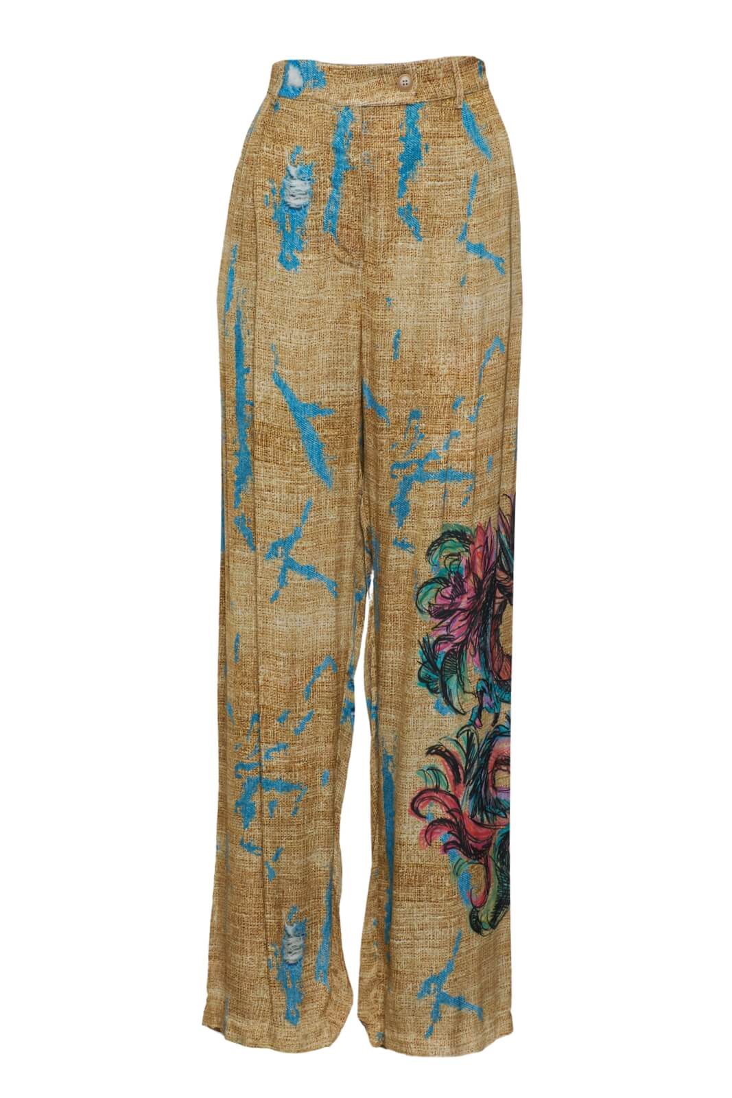 Brand Unique Pantalone Donna stampa all over