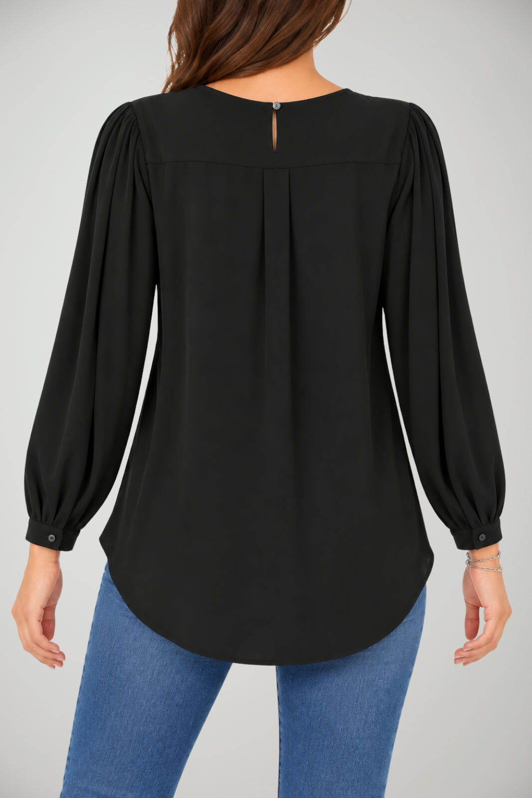 Beatrice Blusa Donna con Fondo Irregolare