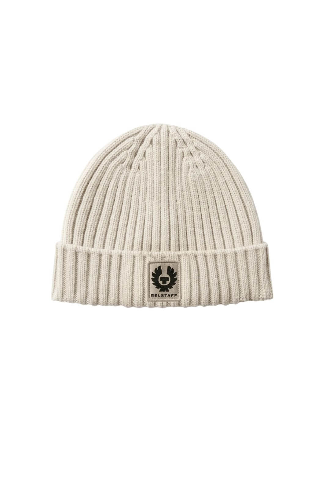 Belstaff Cappello Uomo in lana a coste / Pietra