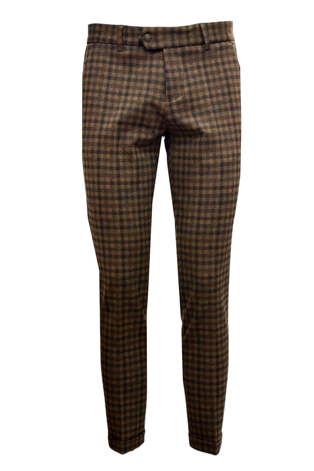 Pantaloni da uomo a quadri Bharnaba