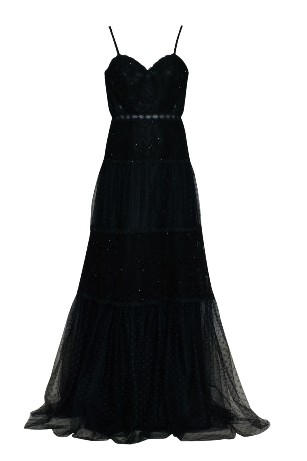 Bianca Brandi abito donna in pizzo e tulle