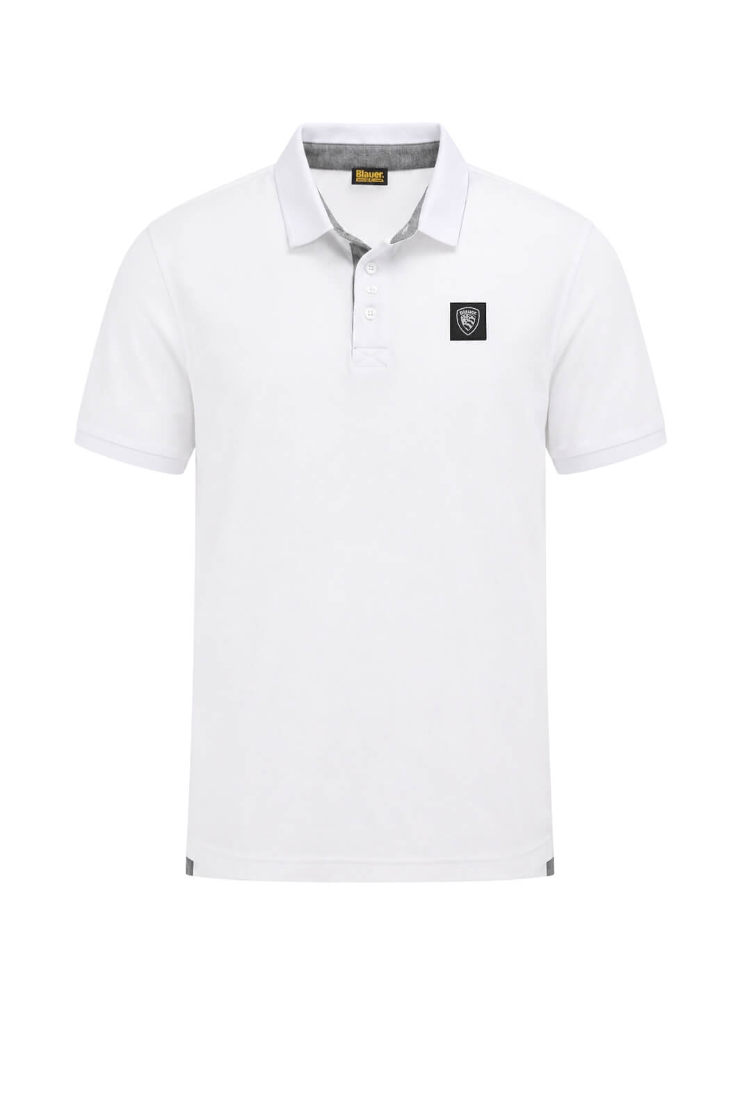 Blauer Polo Uomo Alban Piquet