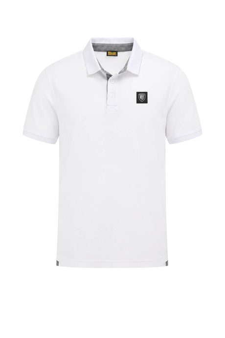 Blauer Polo Uomo Alban Piquet