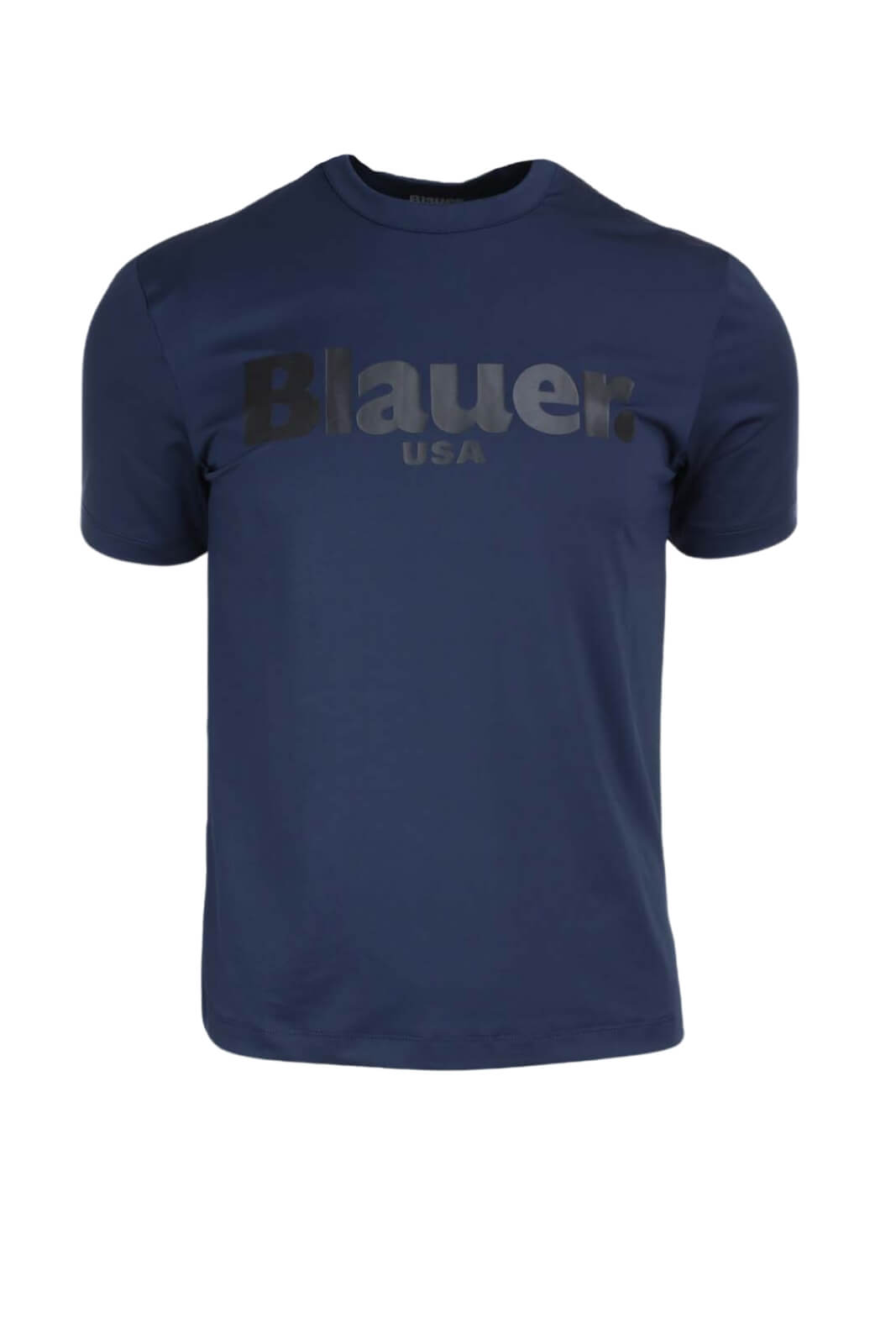 T-shirt Blauer da uomo maniche corte con stampa centrale fronte
