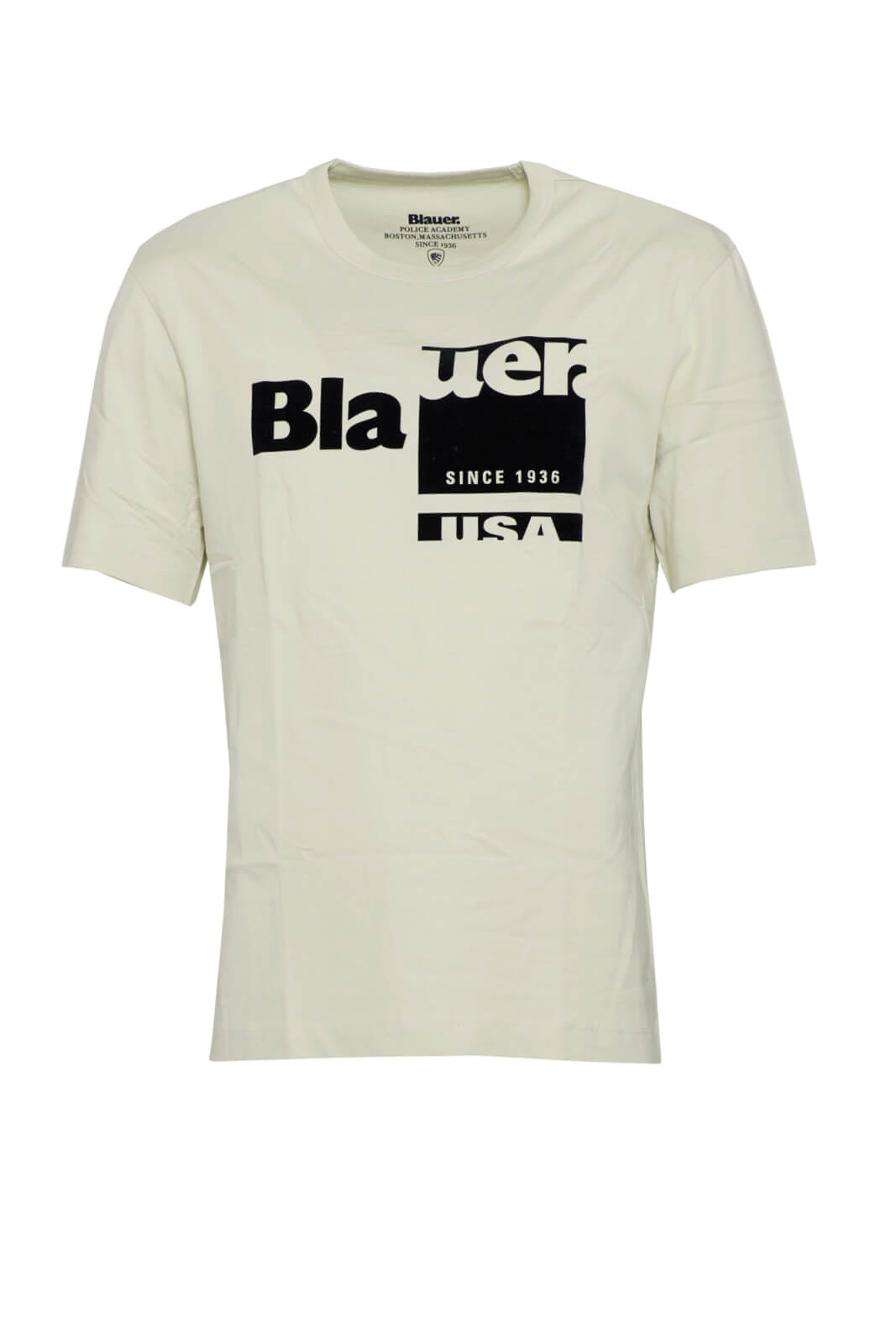 T-Shirt maniche corte uomo Blauer con stampa fronte