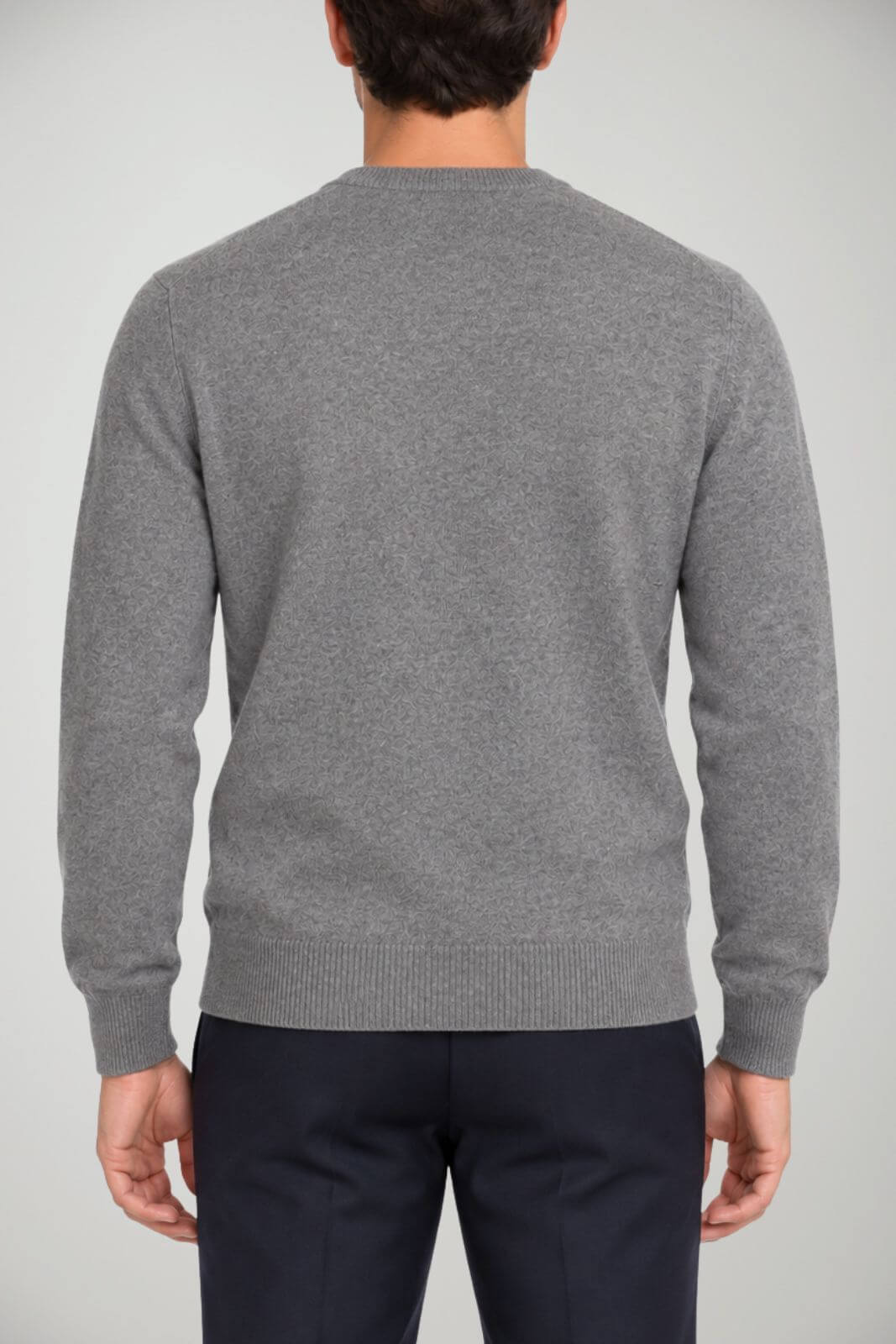 Blu Cashmere Maglia Uomo in cashmere / Grigio