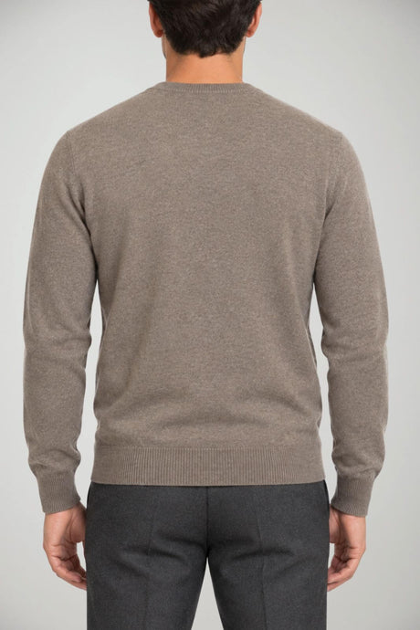 Blu Cashmere Maglia Uomo in cashmere / Nocciola