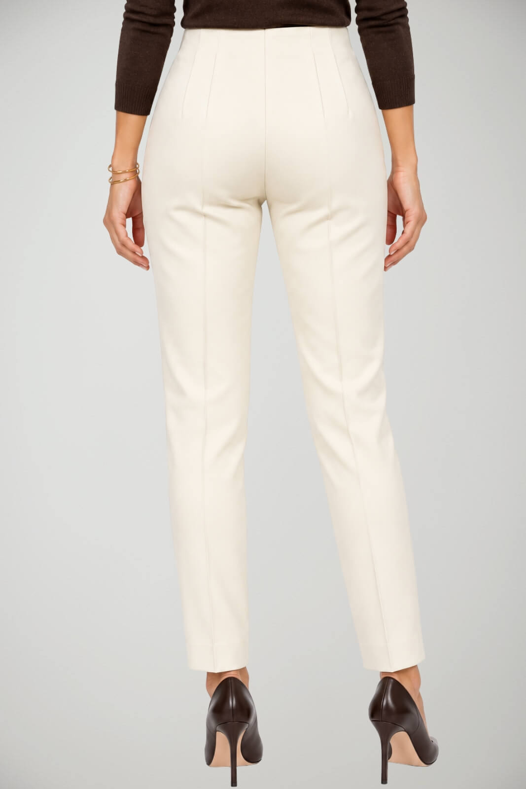 Blugirl Pantaloni Donna a Sigaretta in Punto Milano