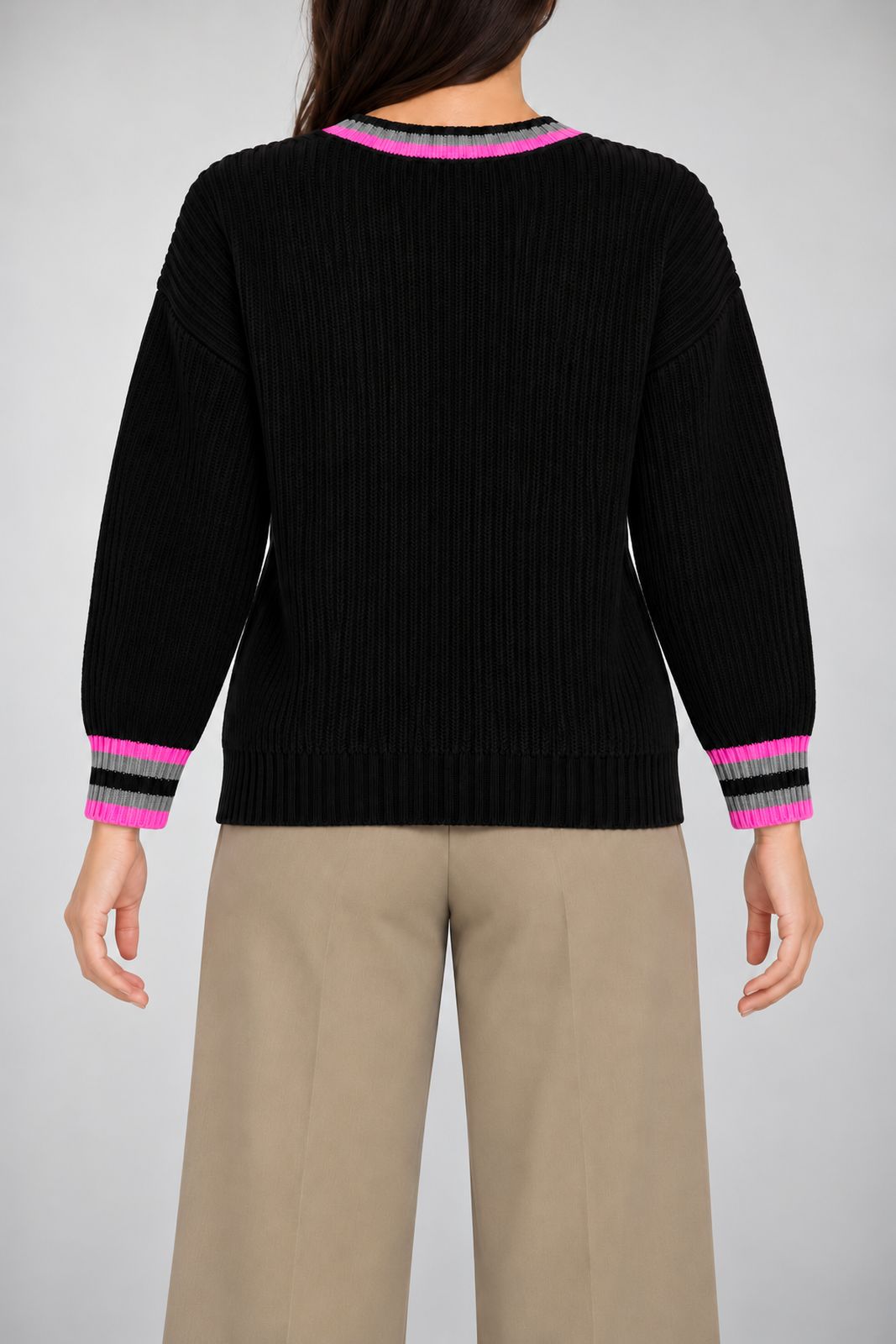Brand Unique Maglia Donna Scollo a V Profondo