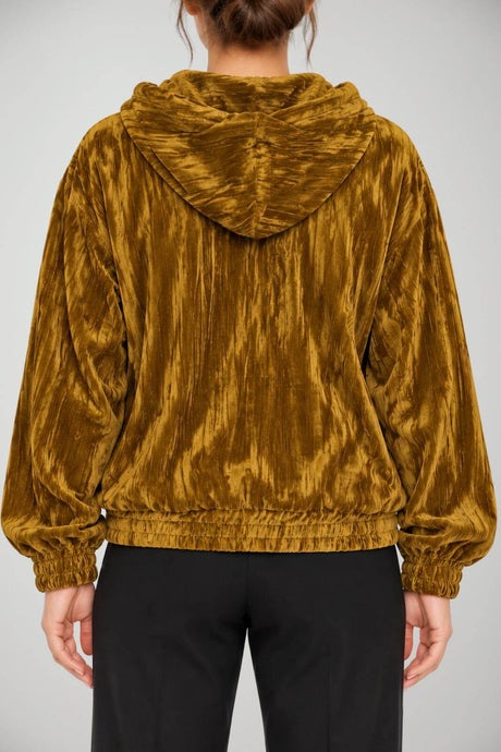 Brand Unique Felpa Donna Cappuccio in Ciniglia