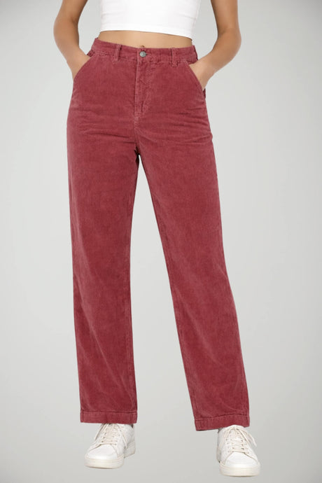 Pantaloni da donna Briglia in velluto a coste