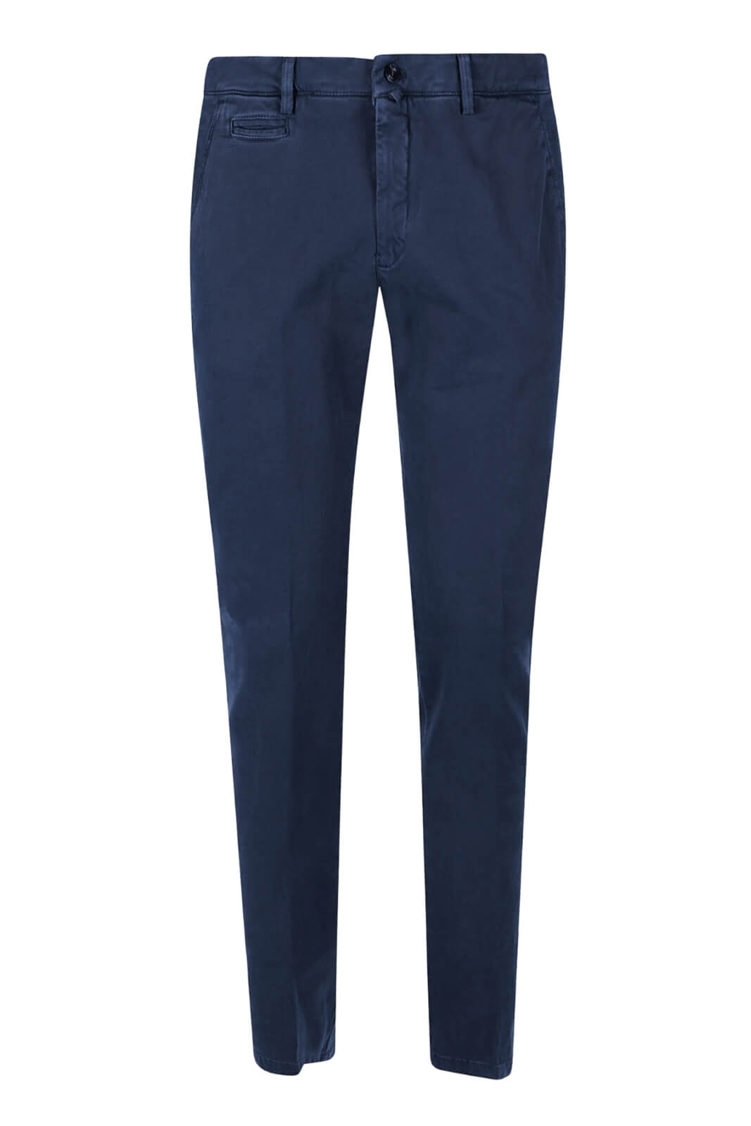 Pantaloni chino Briglia da uomo fronte blu navy