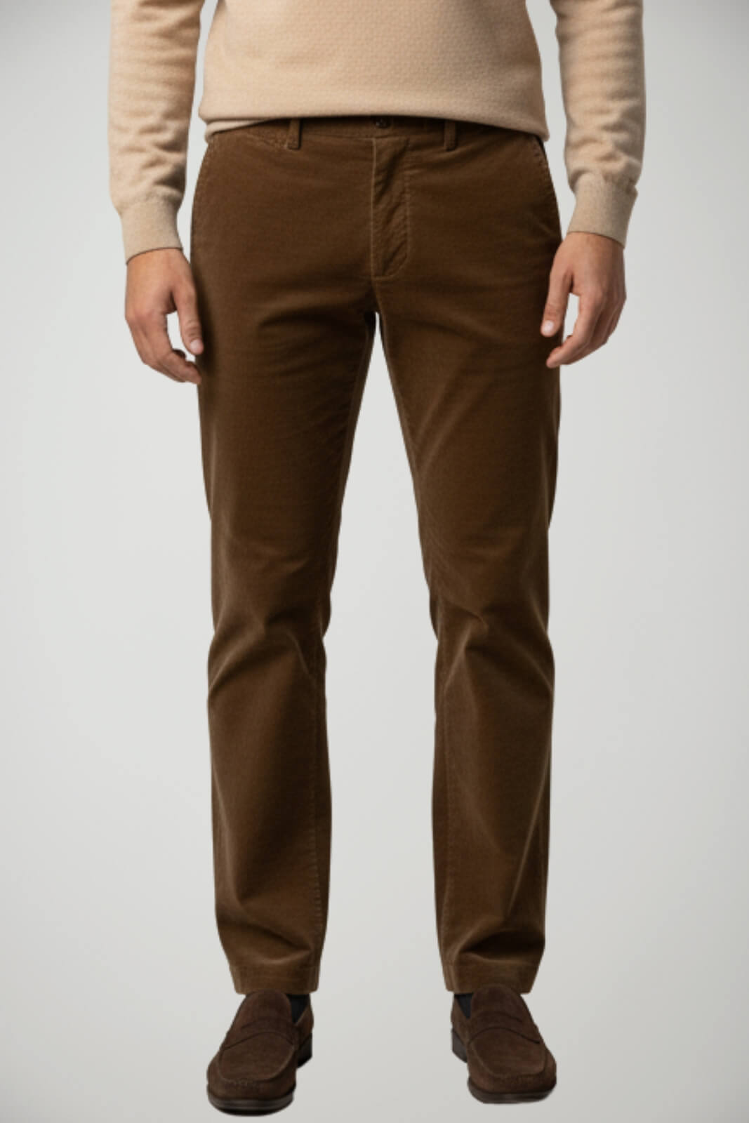 Pantaloni da uomo Briglia in velluto