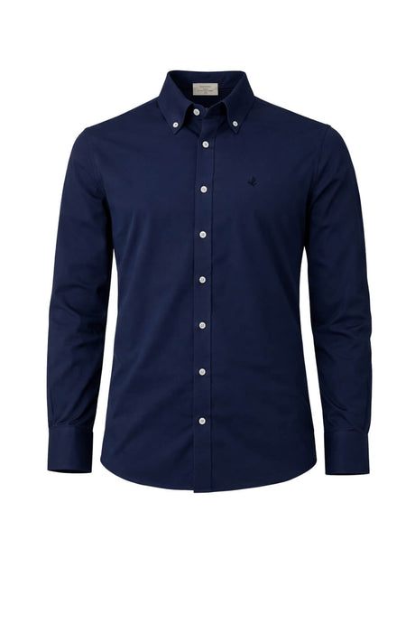 Camicia da uomo Brooksfield in cotone slim fit