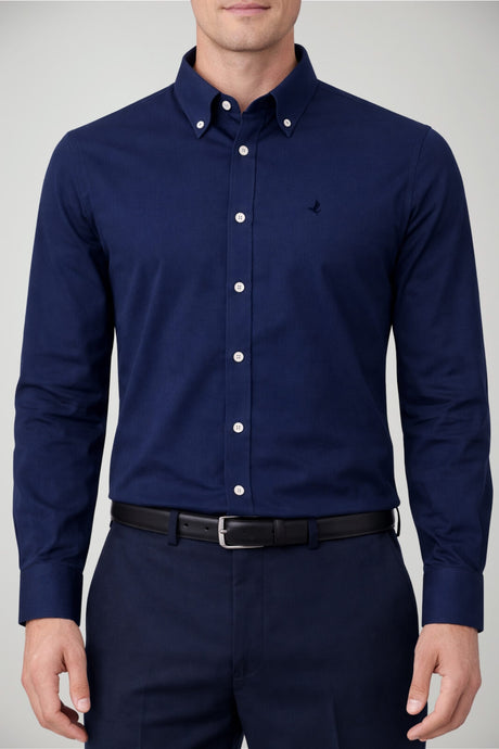 Camicia da uomo Brooksfield in cotone slim fit