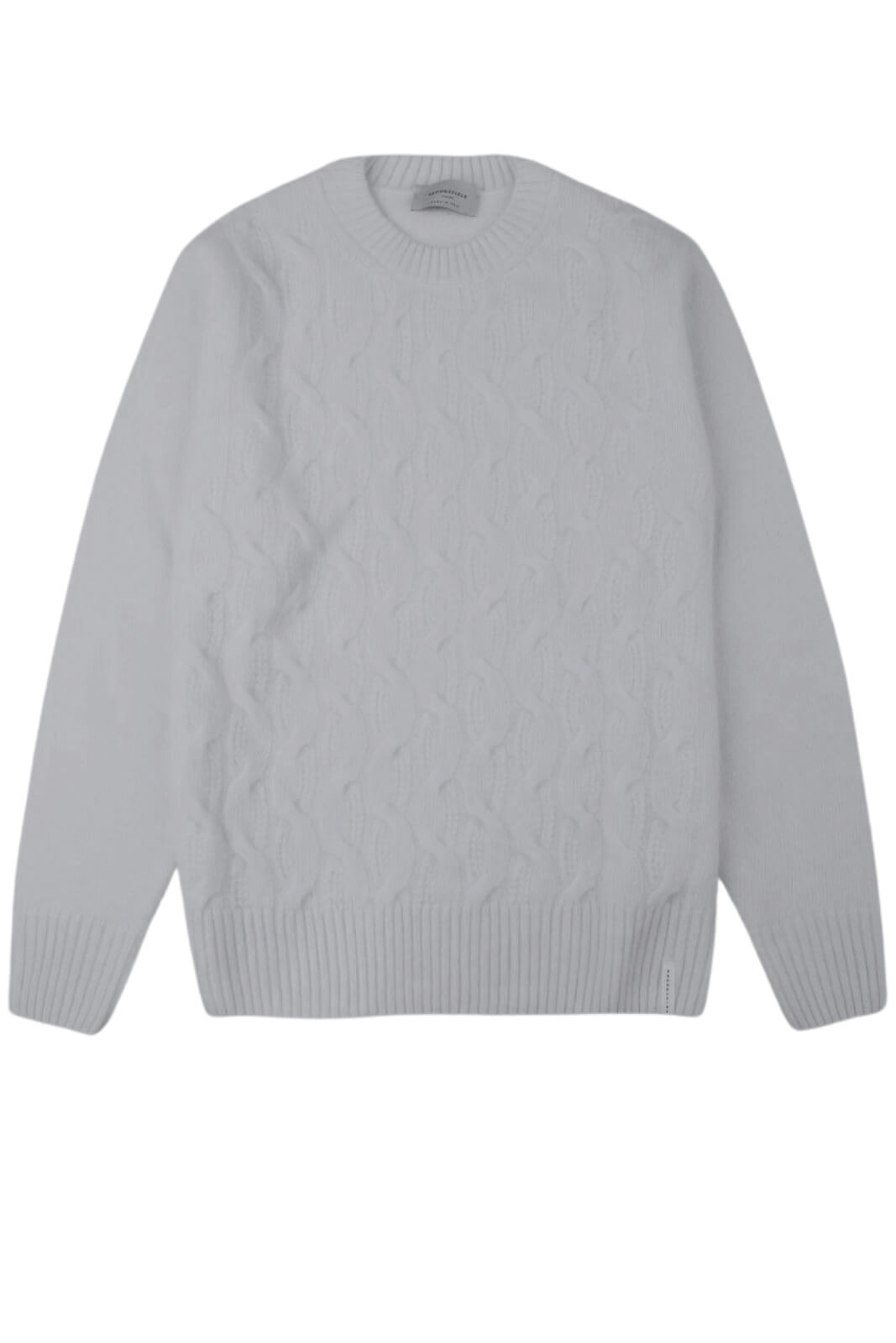 Maglione Brooksfield da uomo in lana a trecce fronte