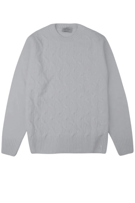 Maglione Brooksfield da uomo in lana a trecce fronte