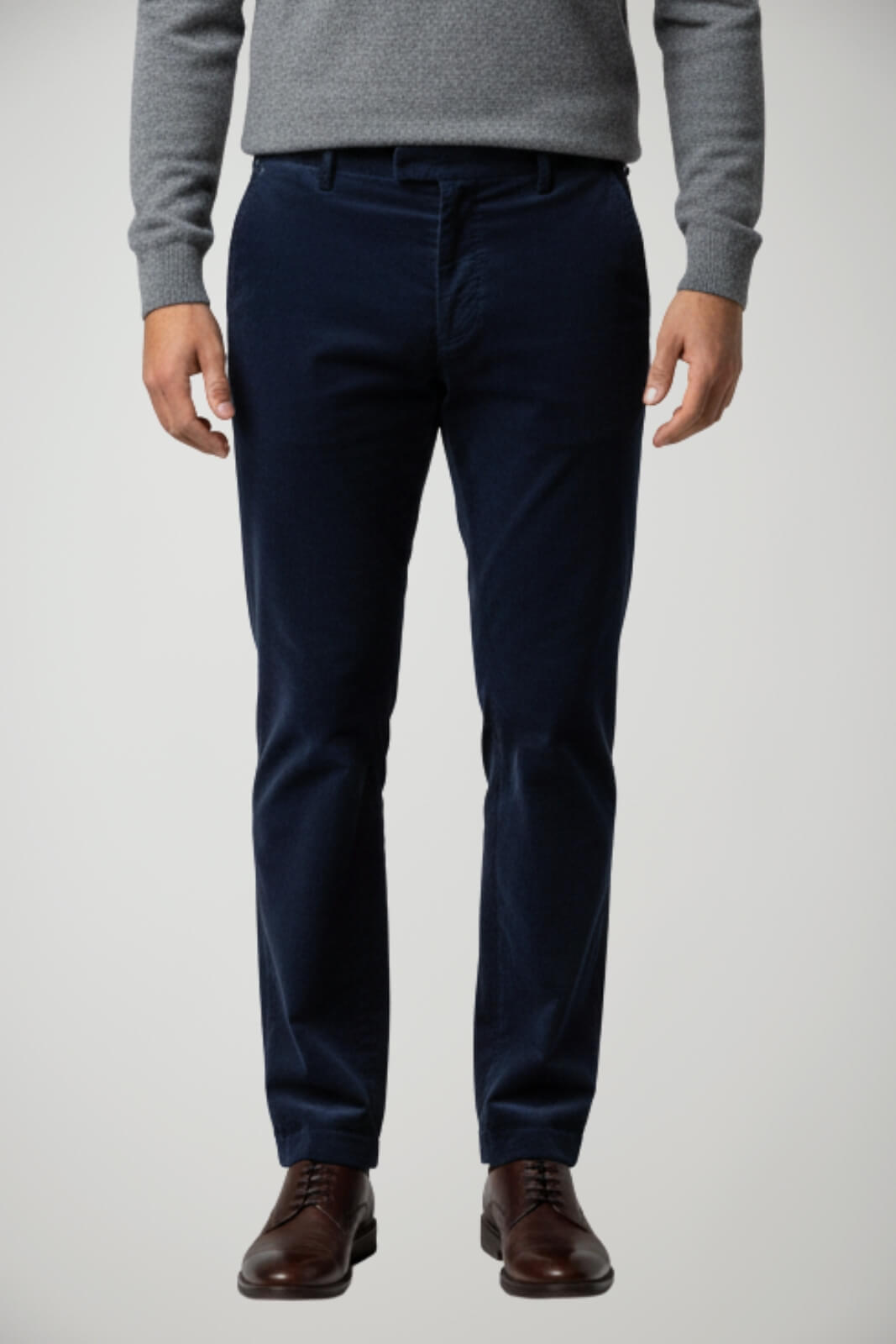 Pantaloni da uomo chino Brooksfield in velluto a coste