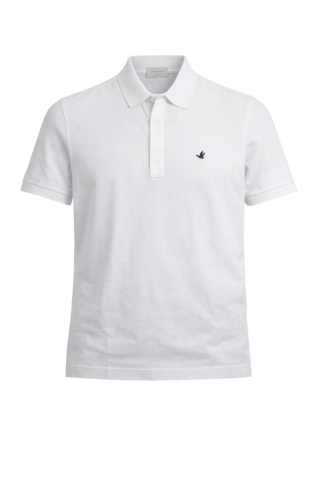 Polo da uomo Brooksfield in piquet di cotone a maniche corte