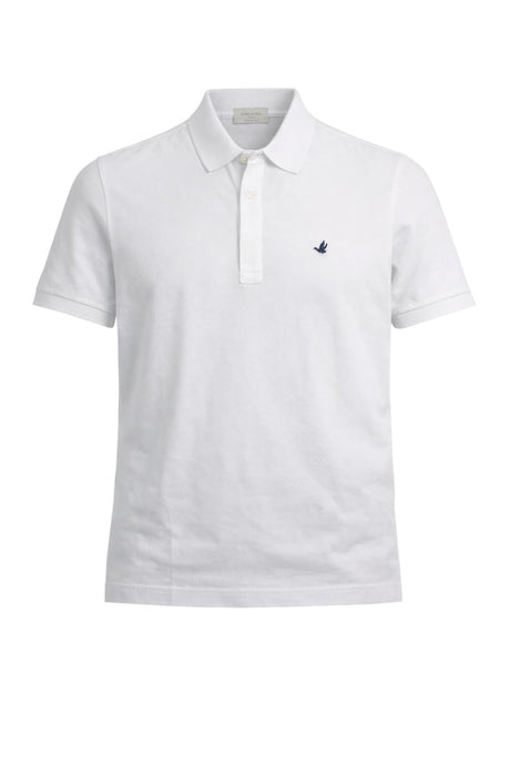 Polo da uomo Brooksfield in piquet di cotone a maniche corte