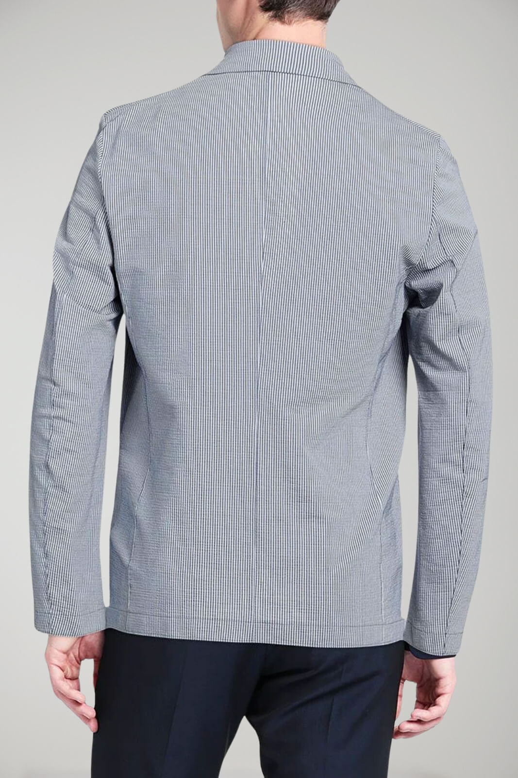 Harris Wharf London Men's Coolmax Seersucker Jacket