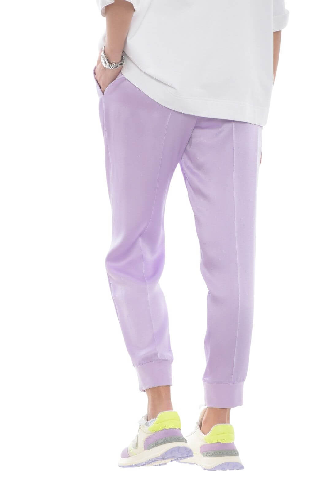 VDP Women's Satin Jogging Pants