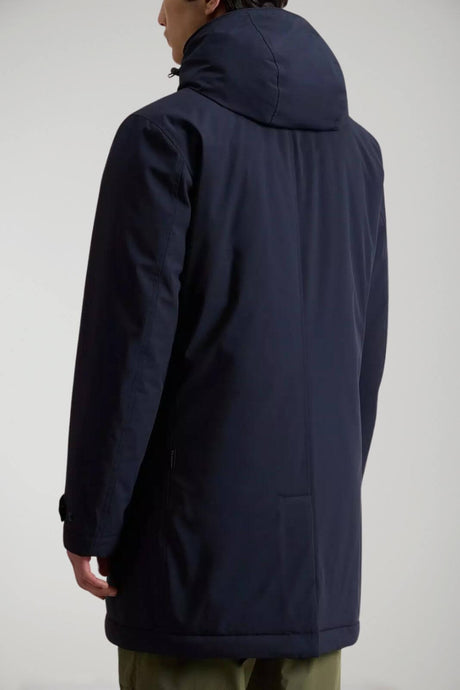 Abrigo 2 en 1 de Woolrich para hombre en nailon elástico