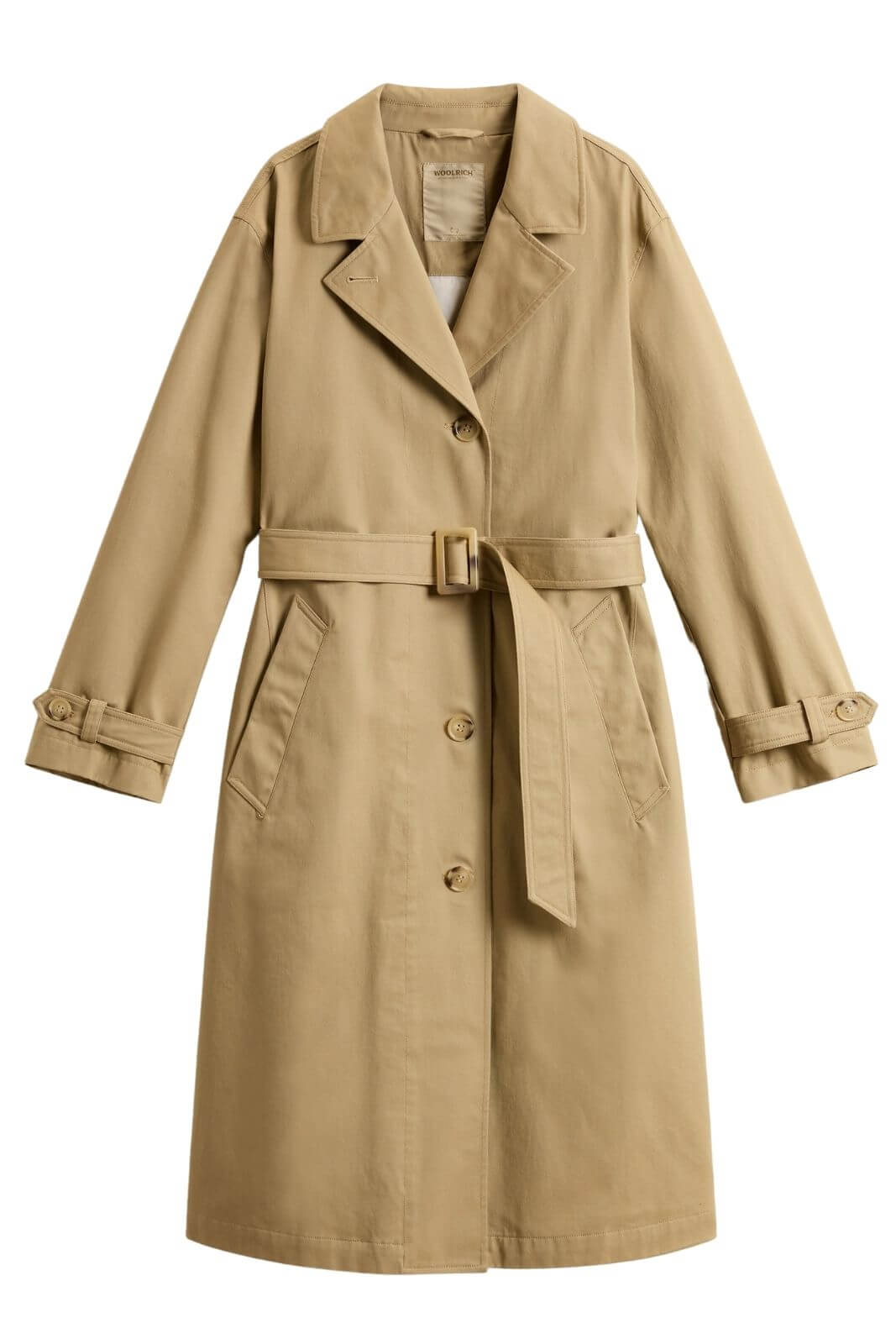 Woolrich trench donna in puro cotone