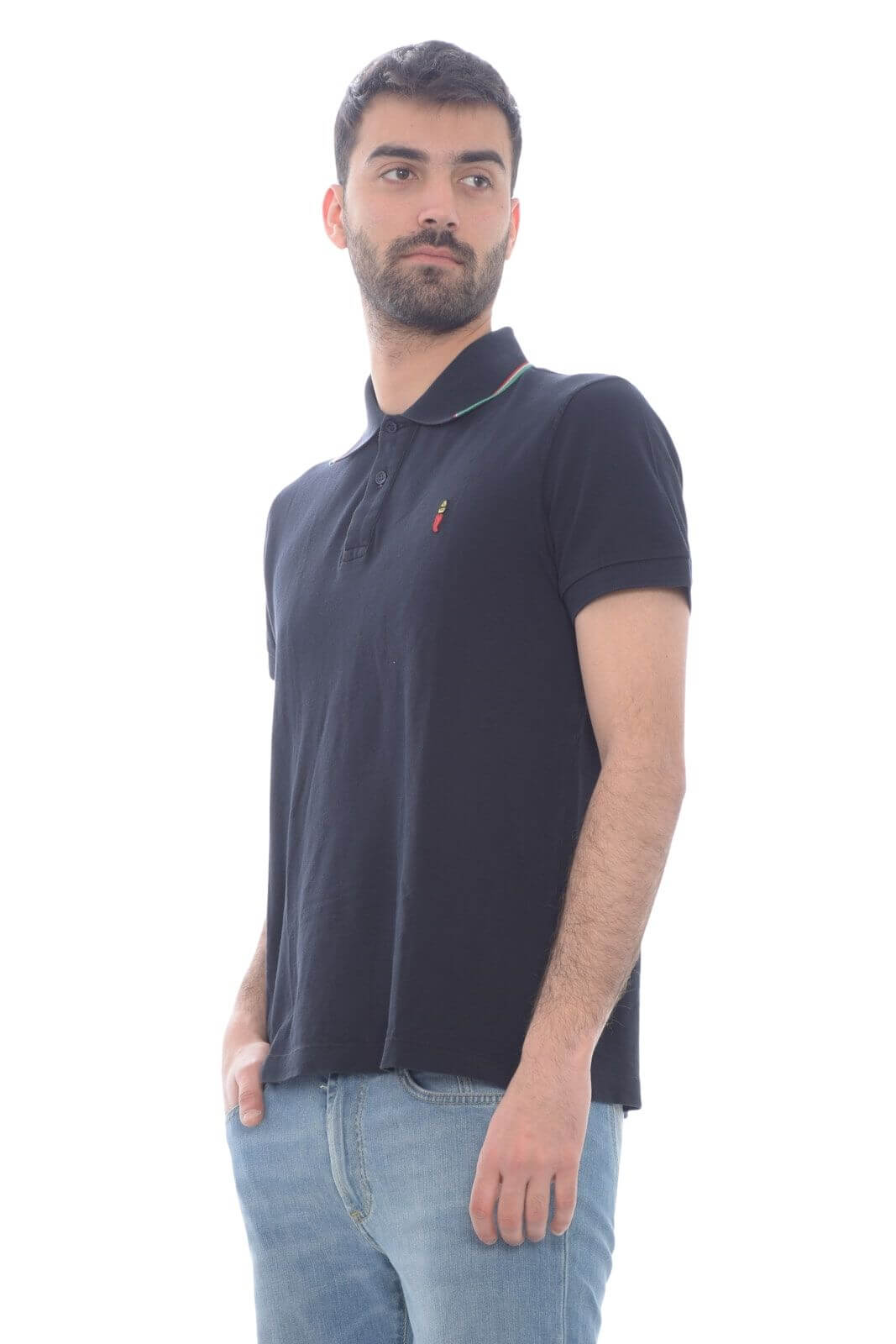 Posillipo Fishermen's Cooperative Men's Polo with Logo
