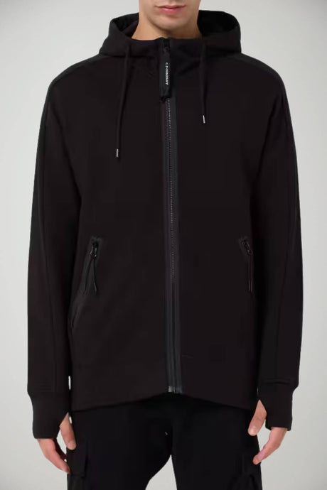 CP Company Felpa Uomo Full Zip con lenti Goggle