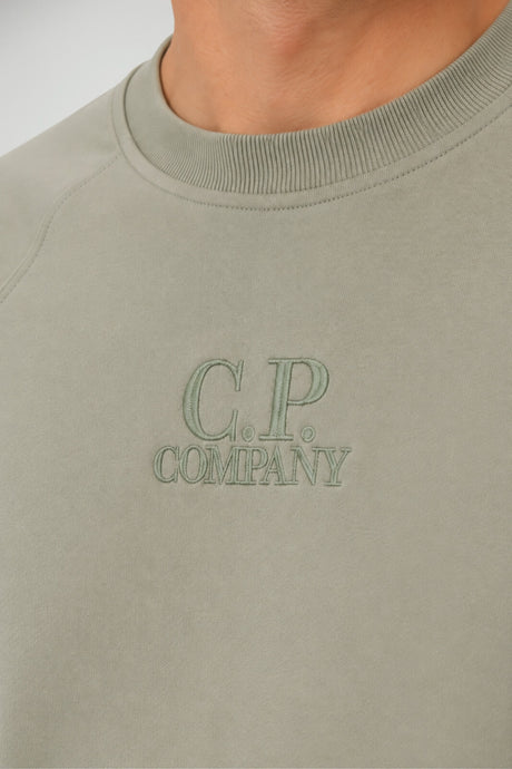 CP Company Felpa Uomo girocollo con lettering