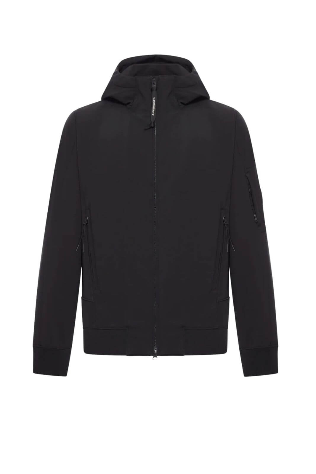 CP Company Giacca Uomo in nylon stretch con lente / Nero