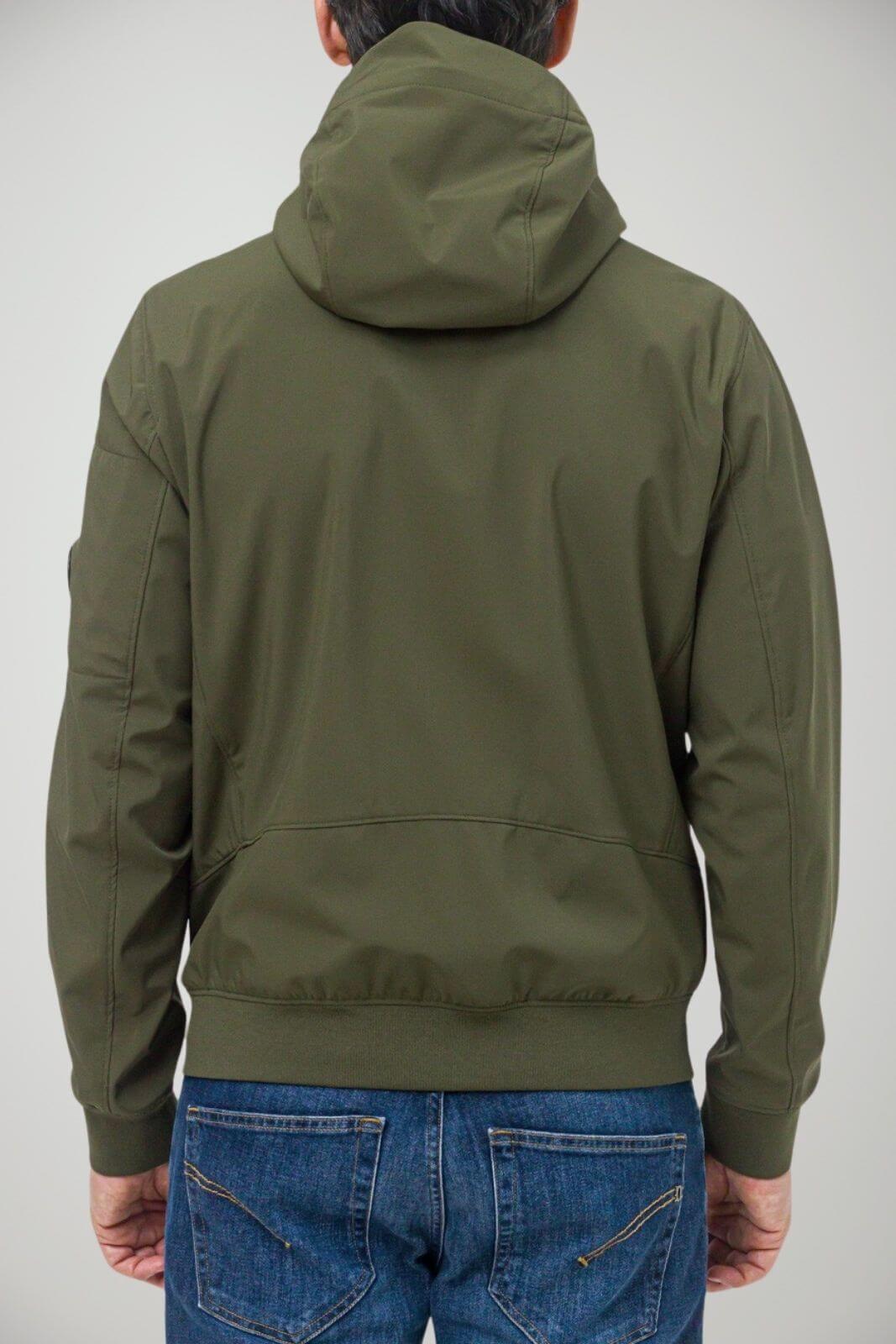 CP Company Giacca Uomo in nylon stretch con lente