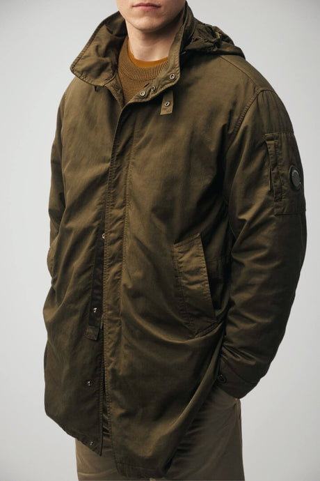 CP Company Parka Uomo Twill Hooded Fishtail