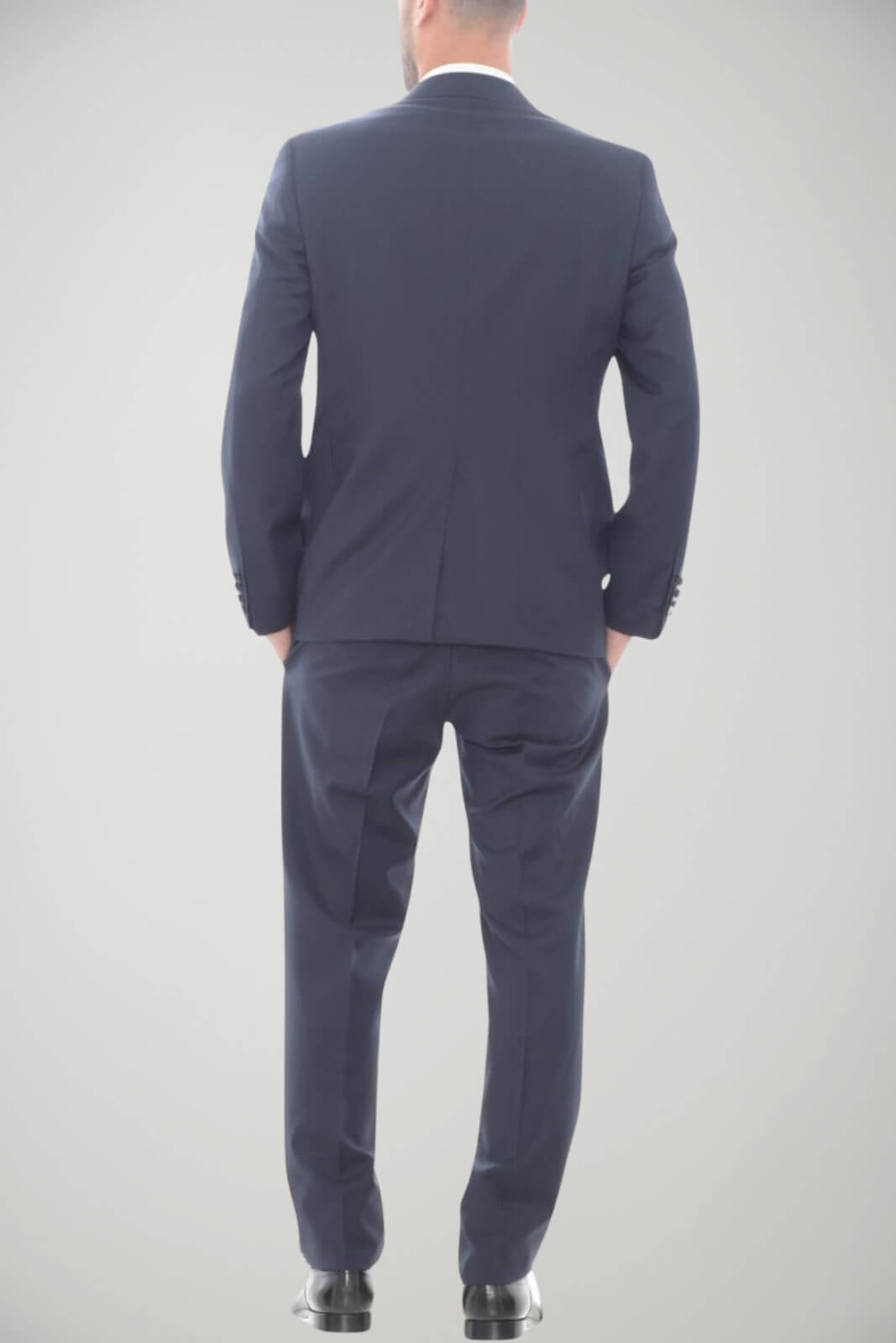 Abito uomo Canali monopetto con panciotto in stampa pied de poule