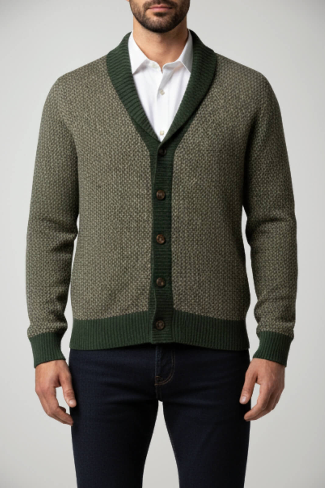 Cardigan da uomo Cashmere Company con bottoni