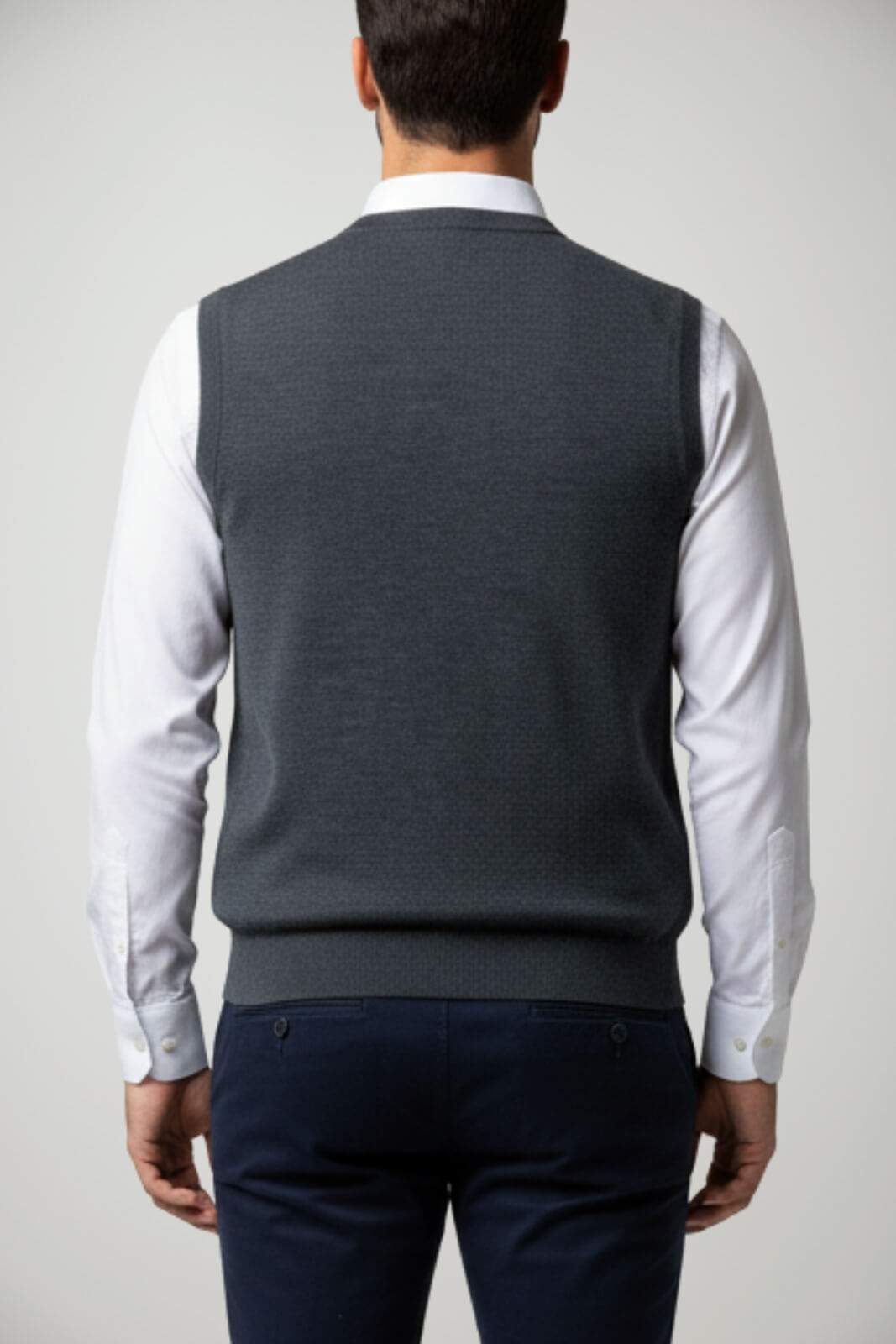 Cashmere Company Gilet Uomo in merino extrafine