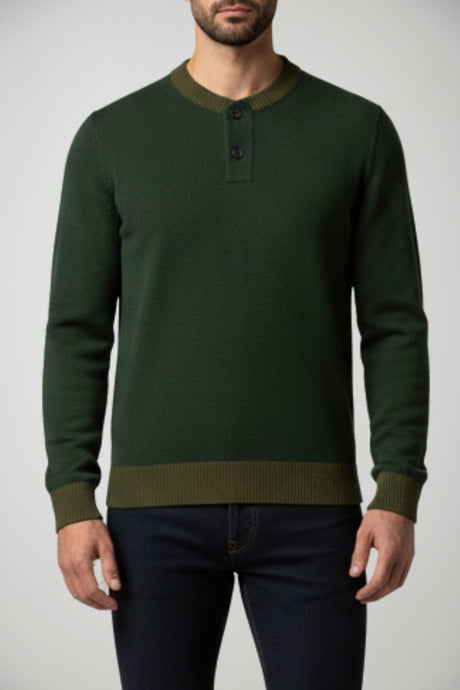 Maglia varsity da uomo Cashmere Company in misto lana
