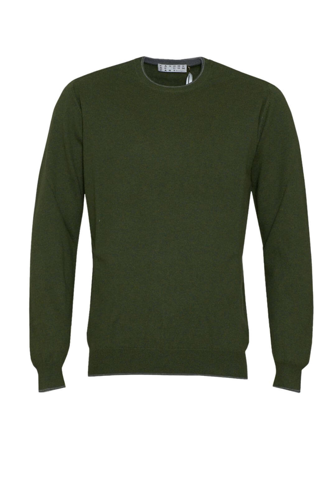 Cashmere Company maglia uomo in lana con dettaglio