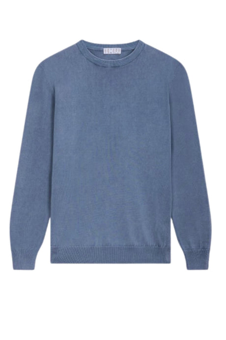 Maglia da uomo Cashmere Company in cotone a girocollo