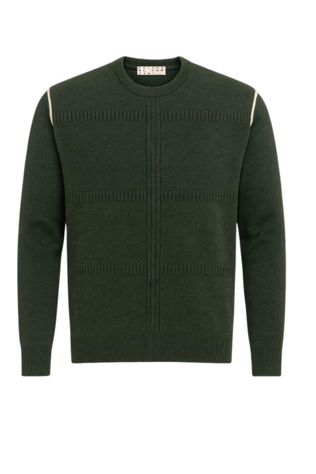 Maglione da uomo Cashmere Company in misto lana a girocollo
