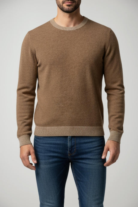 Maglione da uomo Cashmere Company a girocollo in lana