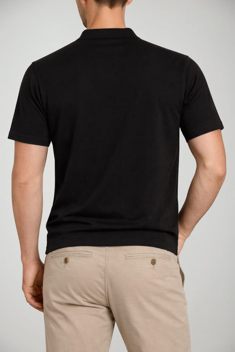 Polo da uomo Cashmere Company a maniche corte