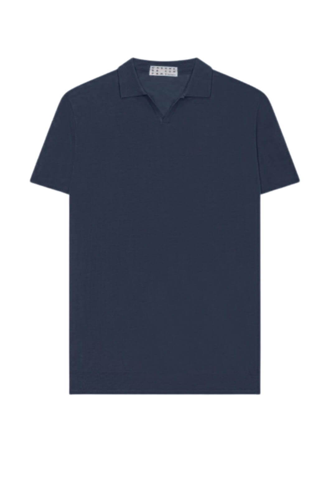 Polo da uomo in filo Cashmere Company in misto lino